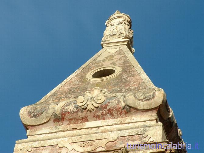 La punta del Campanile del Santuario della Madonna di Portosalvo a Parghelia