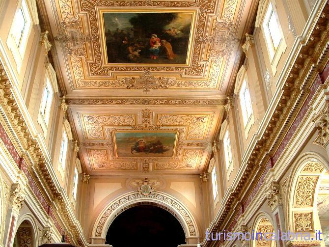 Soffitto della Basilica Vallelonga