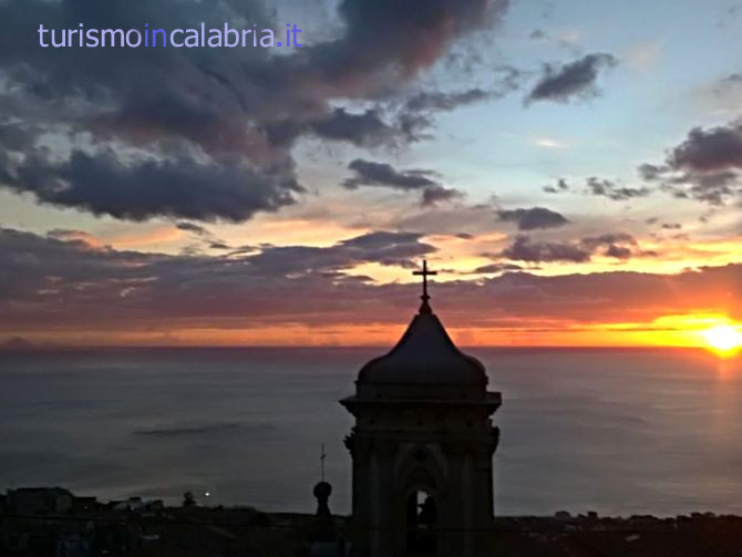 Tramonto di Oggi da Fuscaldo Paese