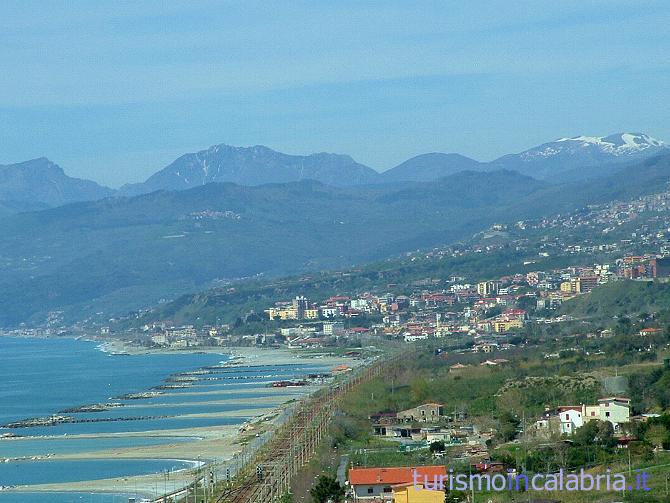 Panorama su Paola da San Lucido