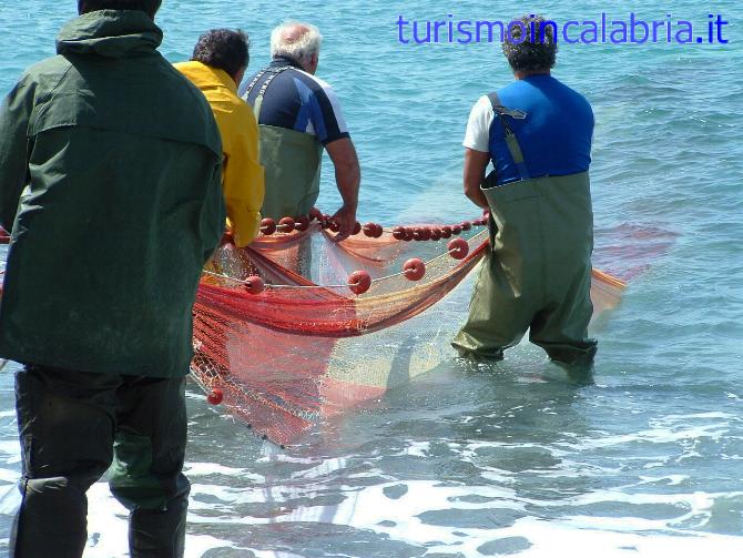 Pesca con Rete in Calabria